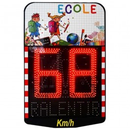 Radar de vitesse pour établissement scolaire