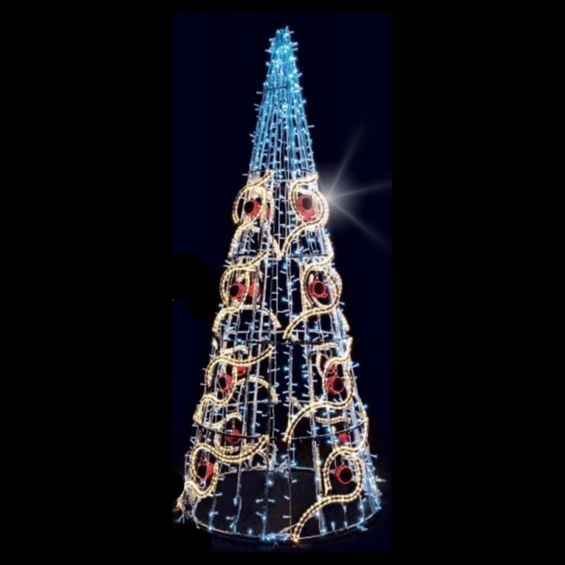 Illumination noël pour collectivité - Déco noël à poser - Sapin noël