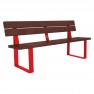 Banc plastique recyclé gris procity Riga Procity