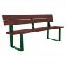 Banc plastique recyclé gris procity Riga Procity