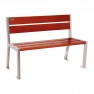 Banc bois et acier Silaos® 5 lames PROCITY