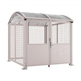 Abri vélos sécurisé gris "L" digicode Procity