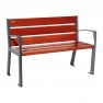 Banc bois et acier Silaos®Gris Procity