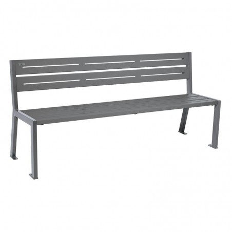 Banc acier Silaos® gris Procity