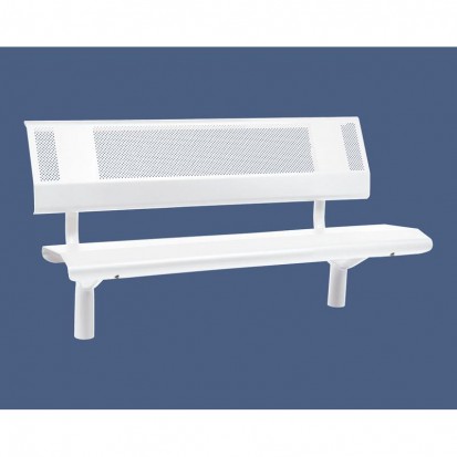 Banc public acier gris procity Oslo Procity