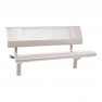 Banc public acier gris procity Oslo Procity