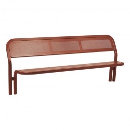 Banc acier Conviviale® aspect corten Procity