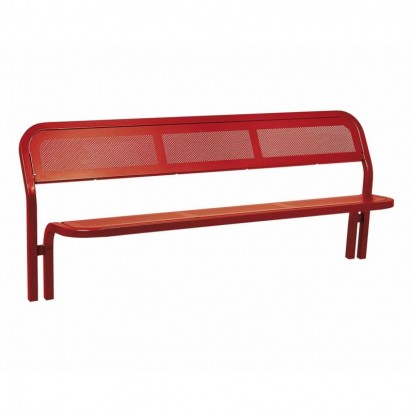 Banc acier gris procity Conviviale® Procity