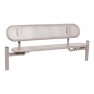 Banc Estoril Inox gris Procity