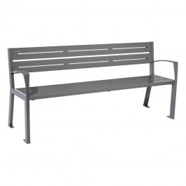 Banc urbain acier Silaos® 5 lames PROCITY