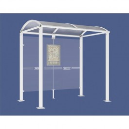 Station bus Voûte blanc