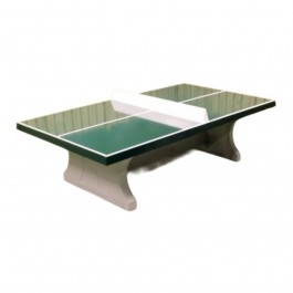 Table de ping pong en béton Verte