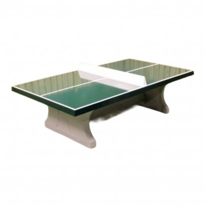 Table de ping pong en béton Verte