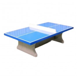 Table ping pong en béton Bleu