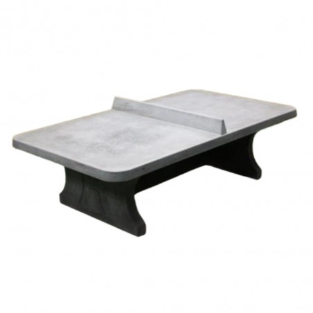 Table ping pong béton avec coins arrondis anthracite