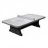 Table ping pong béton avec coins arrondis anthracite