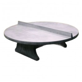 Table Ping-Pong ronde béton gris anthracite