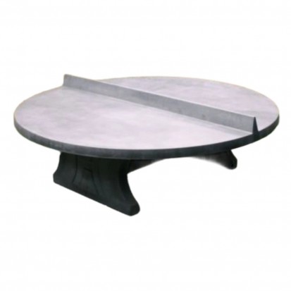 Table Ping-Pong ronde béton gris anthracite