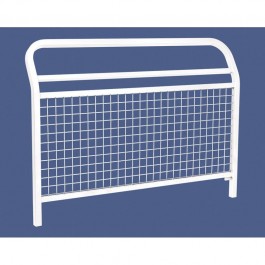Barrière grillagée conviviale® blanc