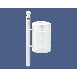 Corbeille Guyenne cendrier blanc