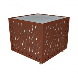 Bac à palmier Venise aspect corten