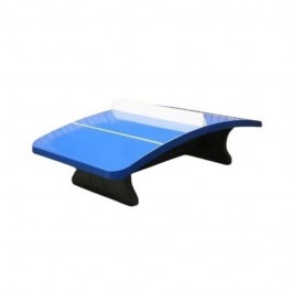 Table Footvolley en béton bleu