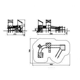 Parc multijeux pour enfants PMR