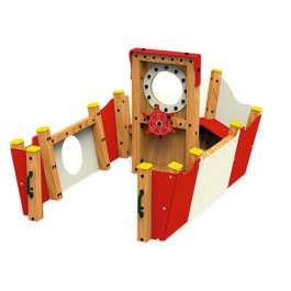 Bateau sur terre pour enfants