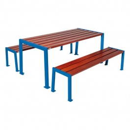 Table de pique nique Silaos® bleu