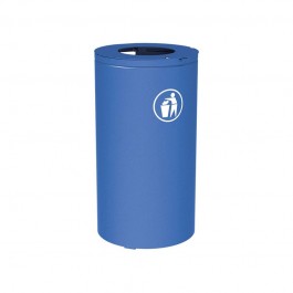 Corbeille urbaine Olbia bleu