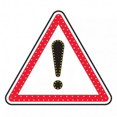 Panneau lumineux - A14 Danger