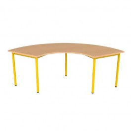 135x78 cm - Table maternelle modulable Fleur
