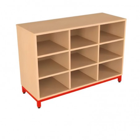 Meuble de rangement école 9 cases