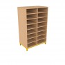 Meuble d'école pour rangement 16 cases