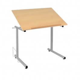 100x65 cm - Table scolaire à dessin fixe