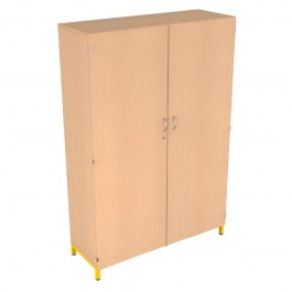 Armoire d'école - 2 portes et 4 tablettes