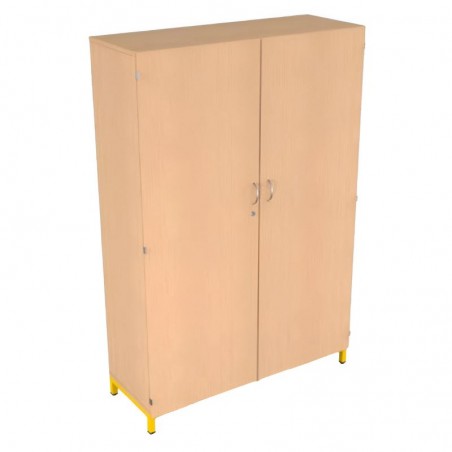 Armoire d'école - 2 portes et 4 tablettes