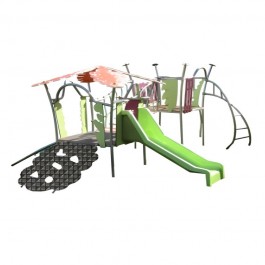 Structure jeux extérieurs SAVANA SAJOU INOX