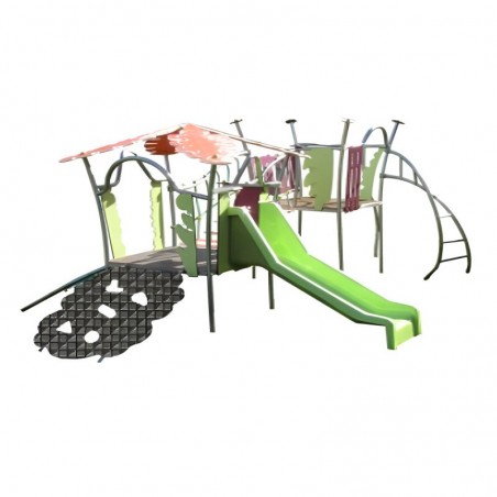 Structure jeux extérieurs SAVANA SAJOU INOX