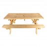 Table picnic en bois