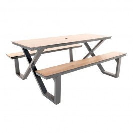 Table de pique-nique en compact HAPPY