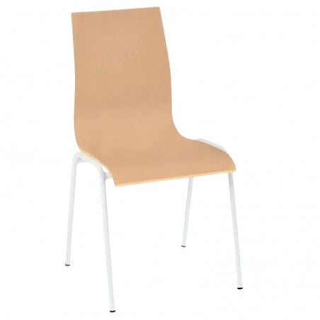 Chaise collectivité empilable