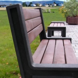 Banc plastique recyclé