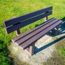 Banc de ville recyclé