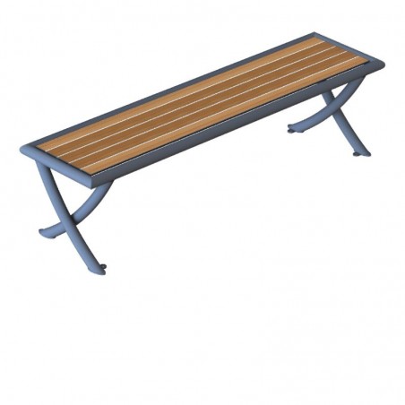 Banquette publique en compact