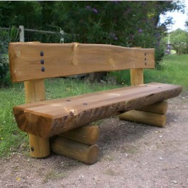 Banc rural en bois
