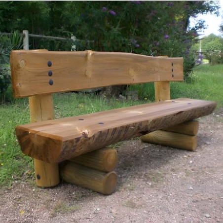 Banc rural en bois