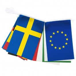Guirlande drapeau en plastique