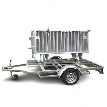 Remorque barrière de police
