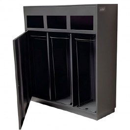 Corbeille extérieur pour le tri sélectif